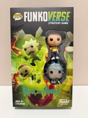Funko Rick and Morty FunkoVerse Strategy Game - Green, Yellow, Blue